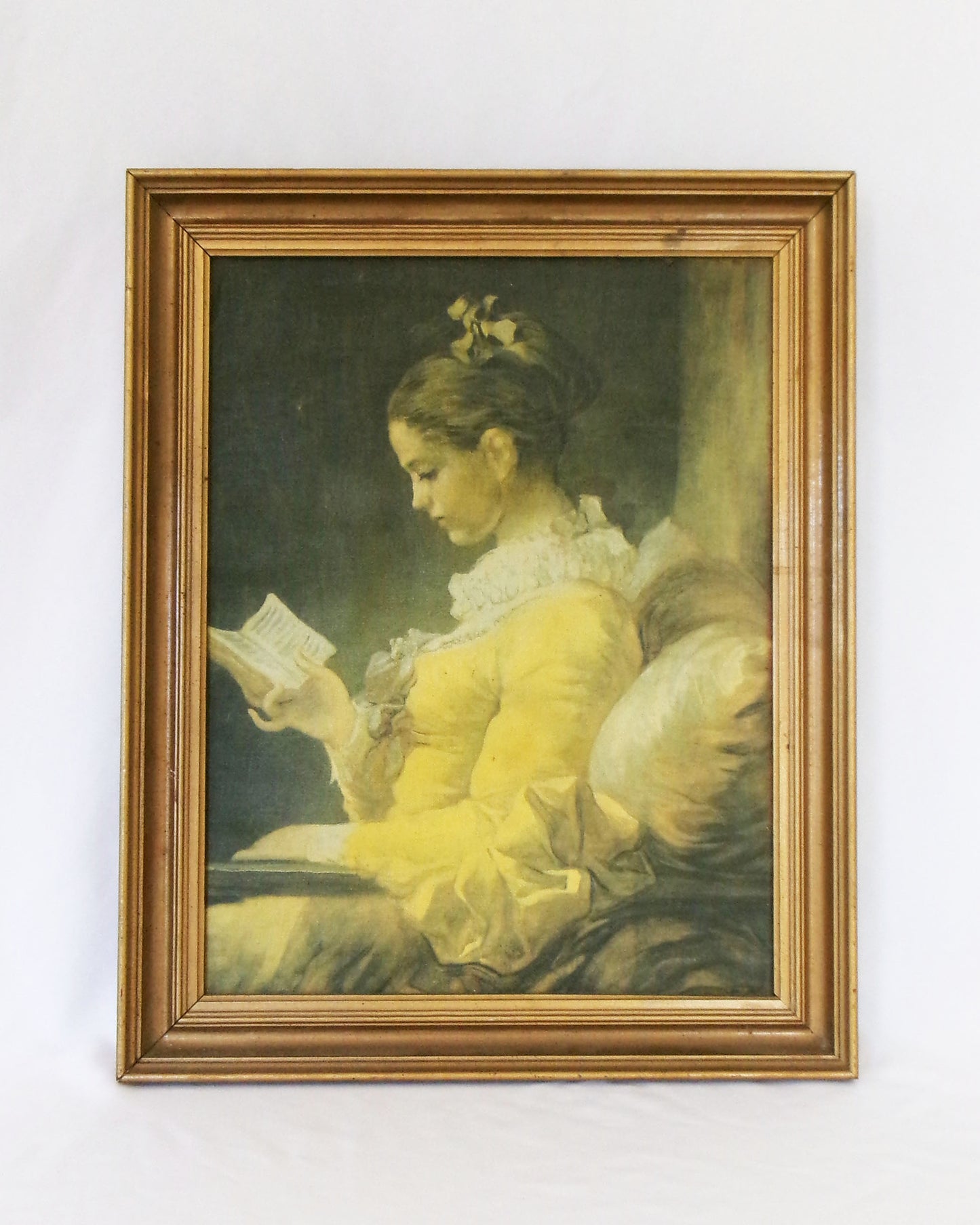 "A Young Girl Reading" Framed Reproduction