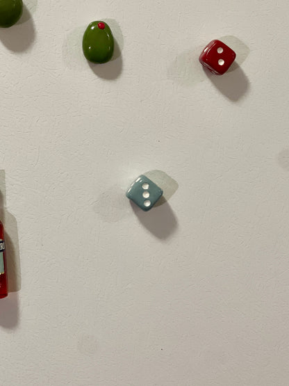Blue Dice Magnet