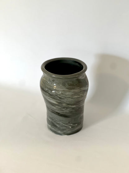 Painted Clay Vase