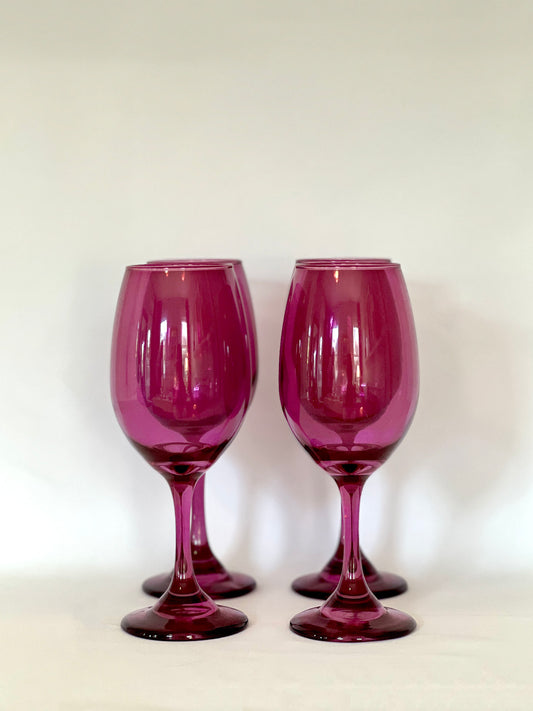 Amethyst Stemware Set