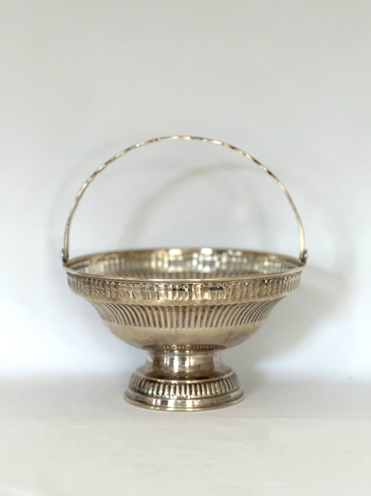 Victorian Silver-Plated Basket