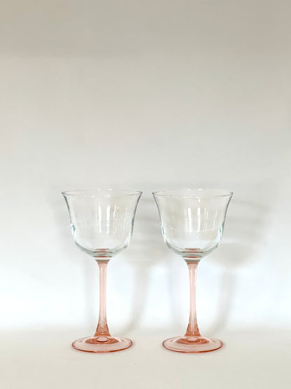 Cristal D'Arques Stemware Pair